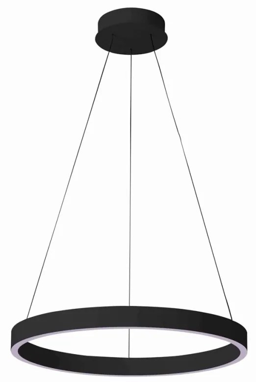 ITALUX 5902854537808 BRASCO Modern Led Függesztett Lámpa Fehér, Fekete LED IP20