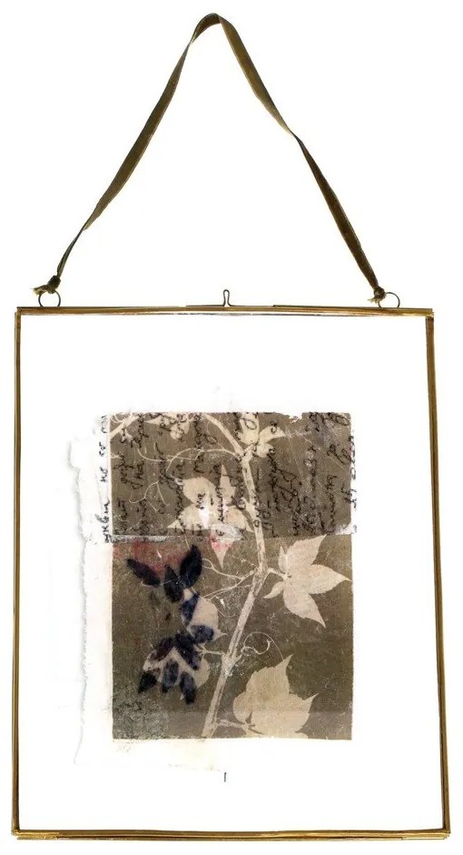 Aranyszínű fém álló képkeret 20x37,5 cm – Rex London