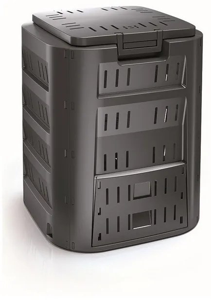 Komposztáló, 220 l, fekete