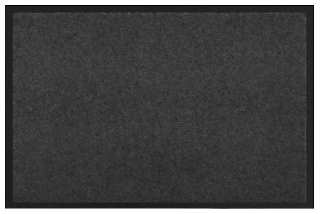 Ajtószőnyeg Antracit 60 x 40 x 1.2 cm Mackófleece