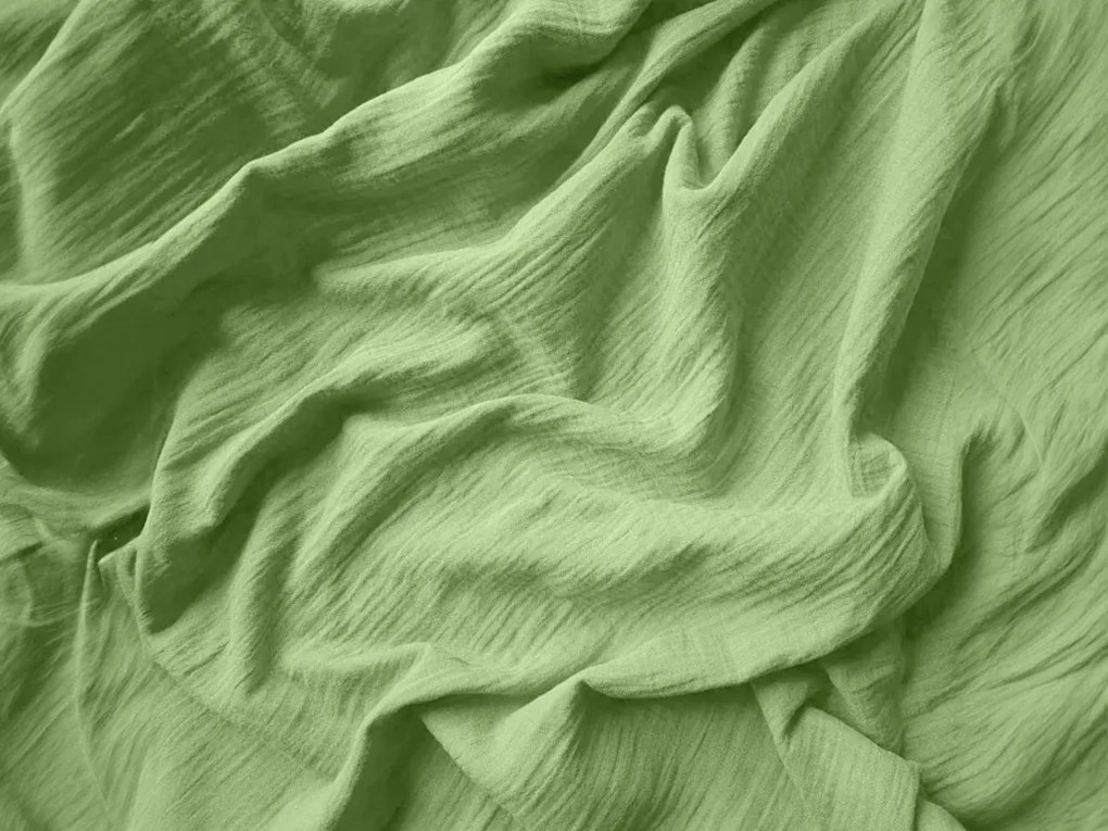 Muszlin ágyneműhuzat MUSSARI világoszöld Ágyneműhuzat mérete: 70 x 90 cm | 140 x 200 cm