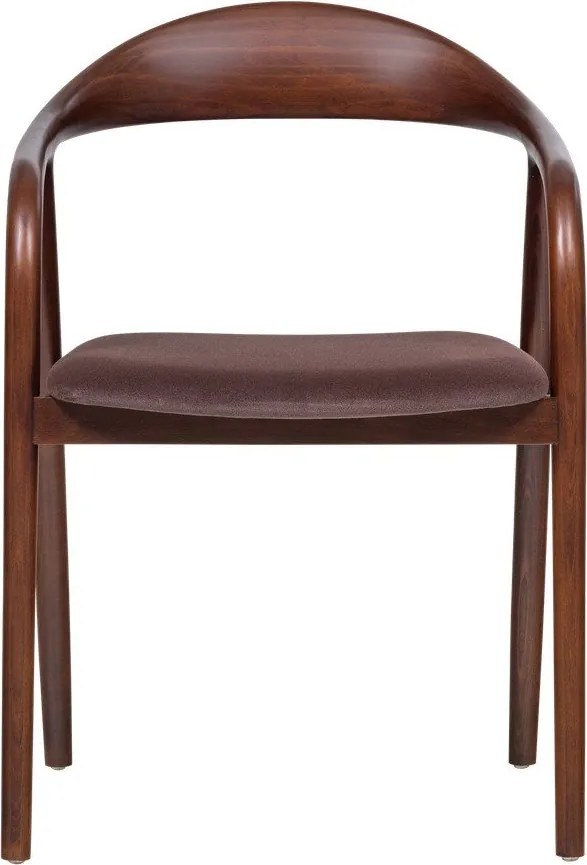 Barna bükkfa karfás étkezőszék Bran – WOOOD