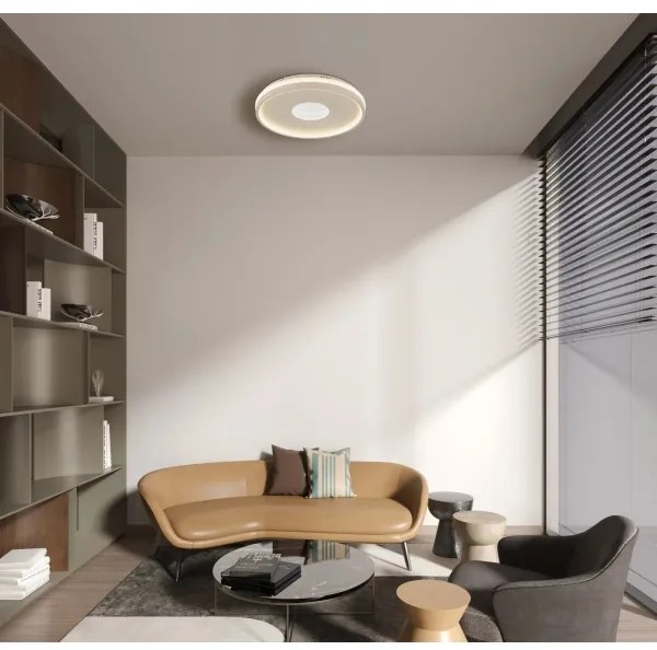 Globo 48563-30S - LED dimmelhető mennyezeti lámpa SHIRLEY 30W/230V 2700–6500K átm. 41 cm + távirányító