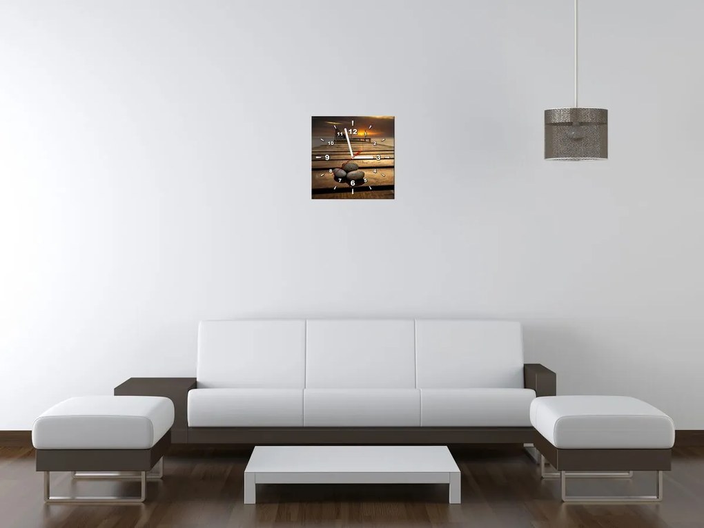 Gario Órás falikép Gyönyöru reggel a mólónál Méret: 60 x 40 cm