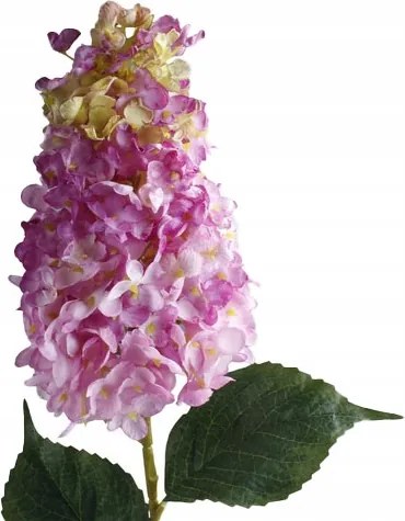 Hortenzia csokor lila ág 79cm mesterséges esküvői dekoráció áldozás