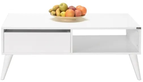 Kávésasztal 42x110 cm fehér