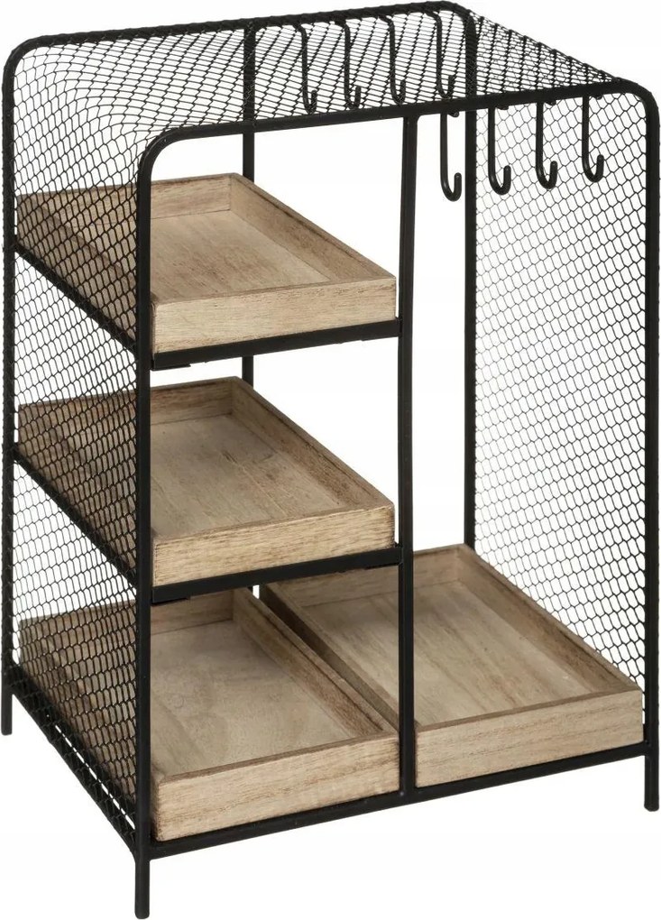 Ékszertároló rendszerező állvány fém