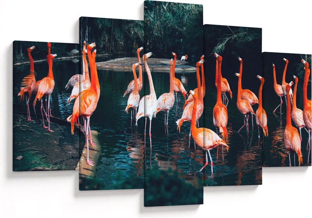 Flamingók csordája (150x105 cm)
