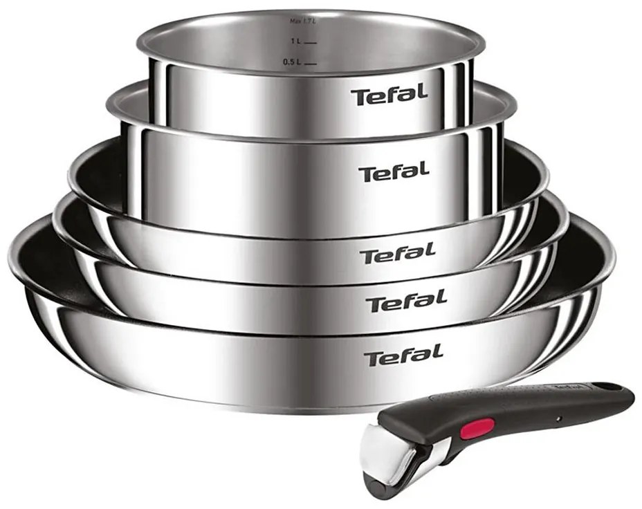 Tefal - INGENIO COOK 6 részes rozsdamentes acél edénykészlet