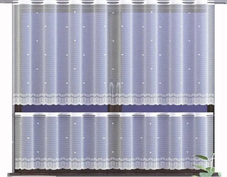 Mg Irigység jacquard 628/124 fehér 150x80cm M