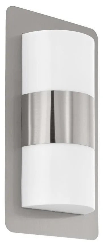 Eglo 98085 - Kültéri lámpa CISTIERNA 2xE27/10W/230V IP44 matt króm