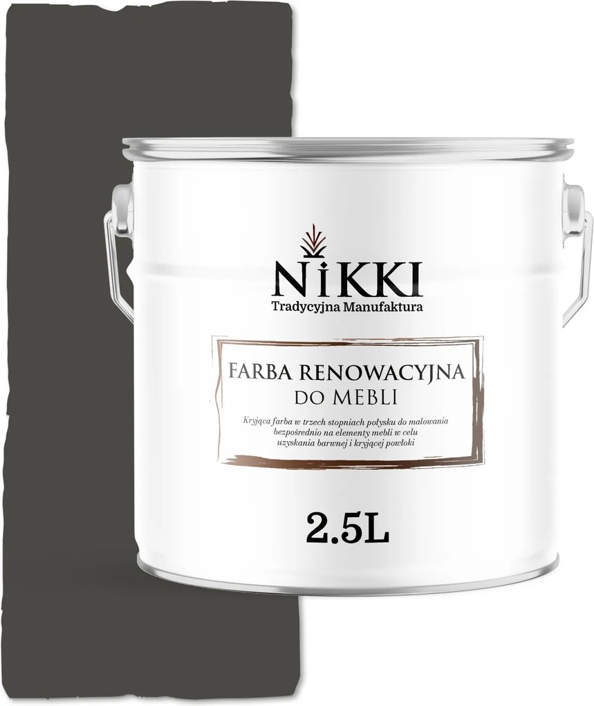 Konyhabútor Festék Szekrény Frontok Szürke Sötét RAL7022 Félmatt 2,5L