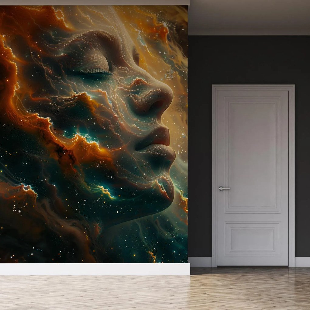 Fotótapéta - Arc az űrben (147x102 cm)