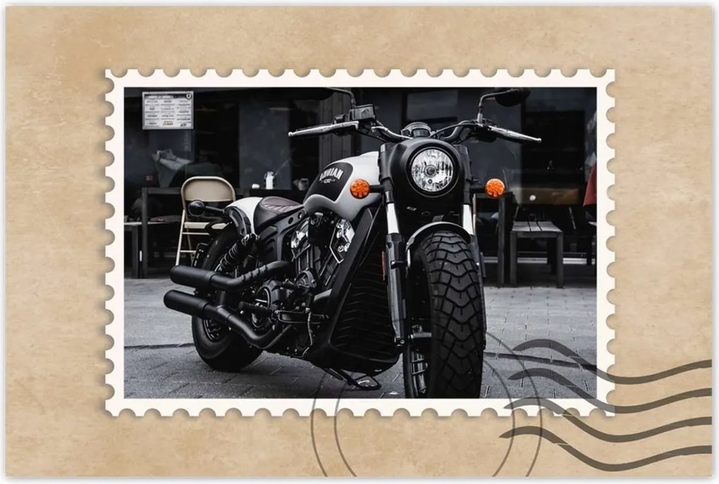 Poszterek 90x60 Indián motorkerékpár Klasszikus