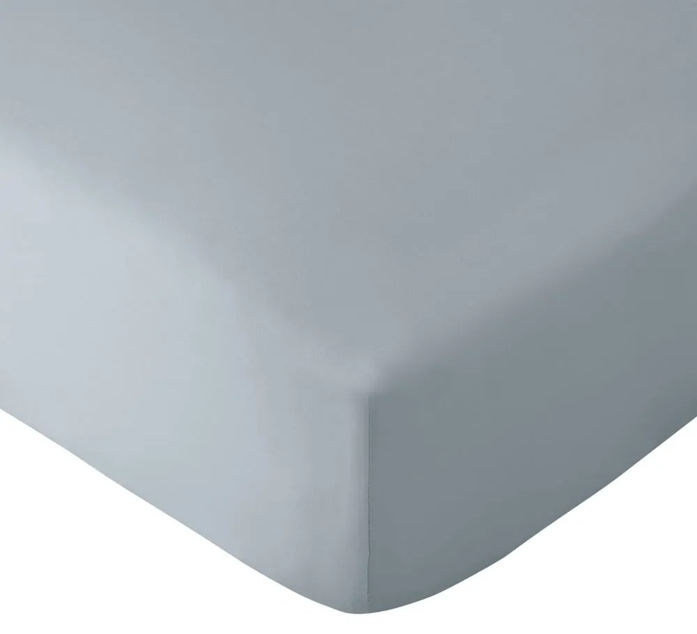 Kékesszürke gumis mikroszálas lepedő 185x200 cm So Soft Easy Iron – Catherine Lansfield