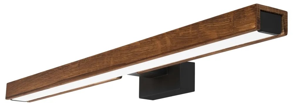 Brilagi-LED Fürdőszobai tükörmegvilágítás WOODY MIRROR LED/12W/230V IP44 tölgy/fekete