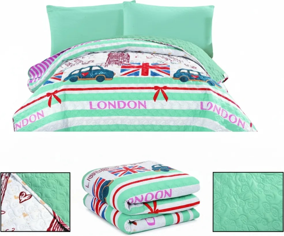 Ágytakaró Kapa Ágytakaró 220x240 2 Párnahuzat Steppelt Pamut Puha