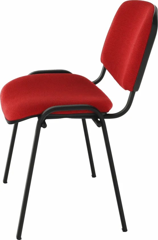 Irodai szék, piros, ISO NEW