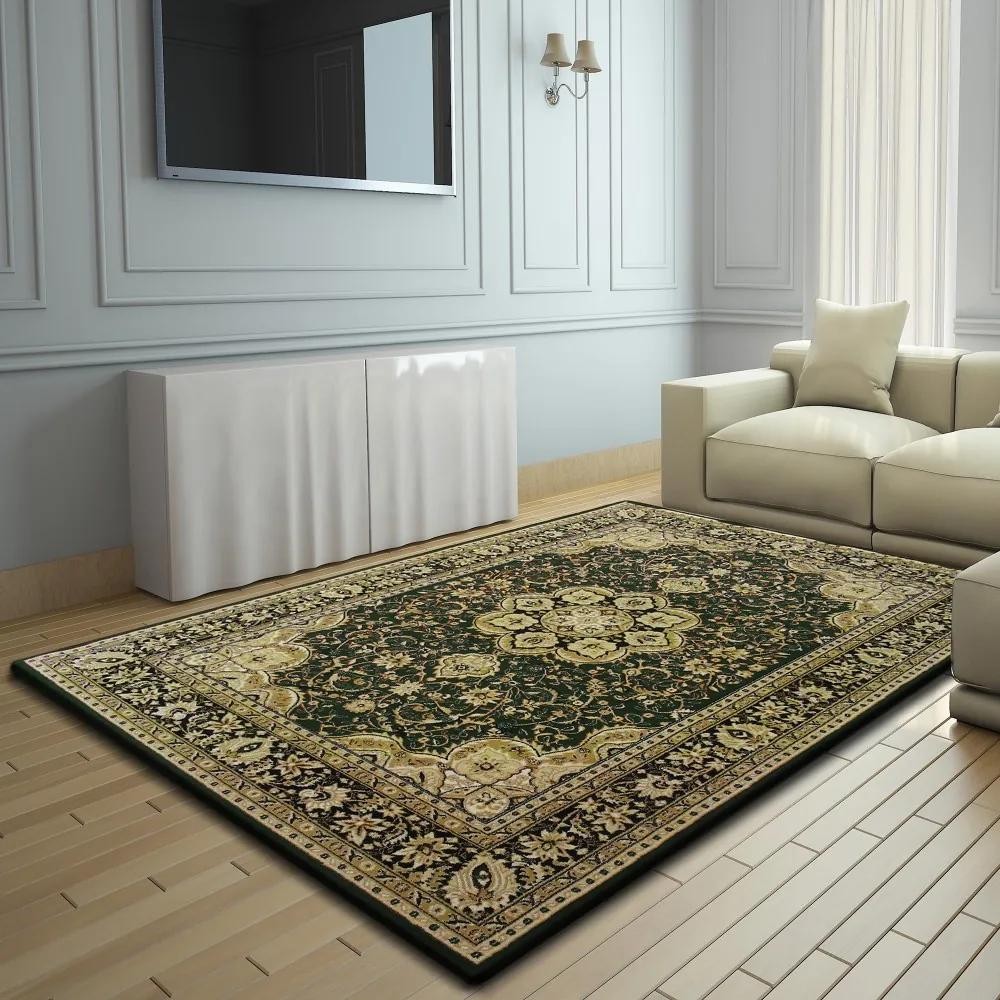 Luxus szőnyeg zöld színben Szélesség: 200 cm | Hossz: 300 cm