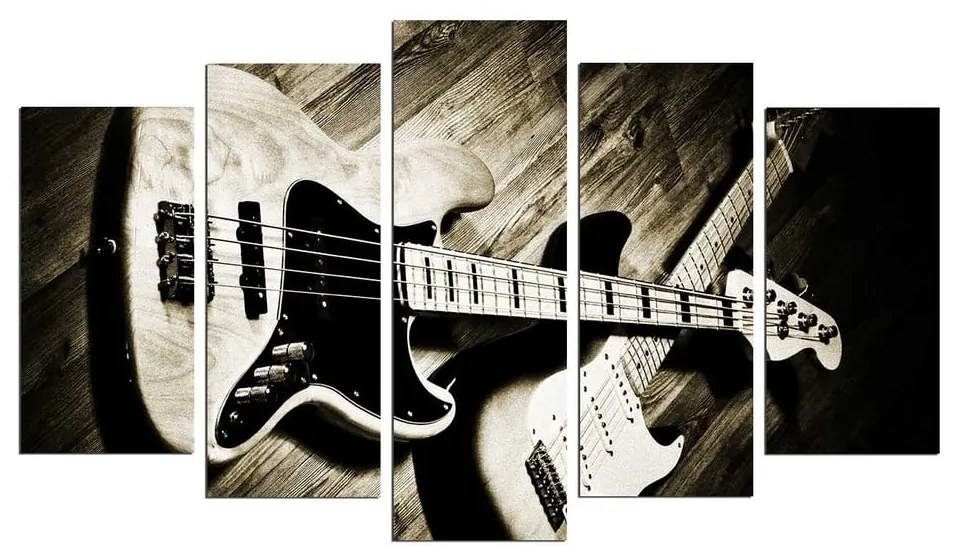 Guitar többrészes kép, 110 x 60 cm