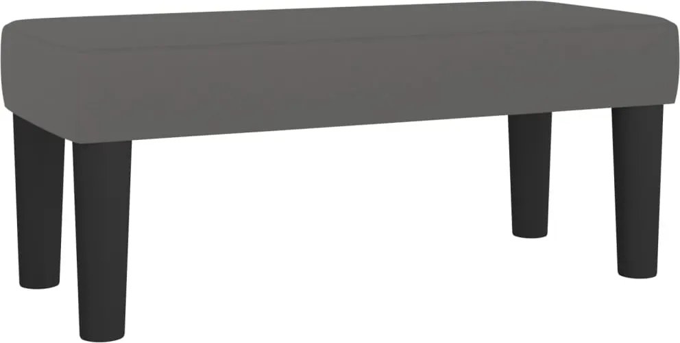 vidaXL szürke műbőr pad 70 x 30 x 30 cm