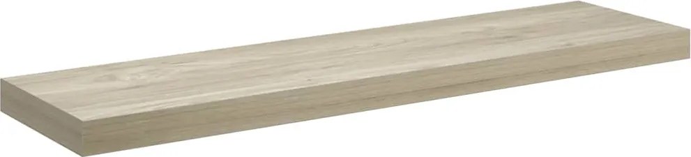vidaXL tölgyszínű MDF lebegő fali polc 90 x 23,5 x 3,8 cm