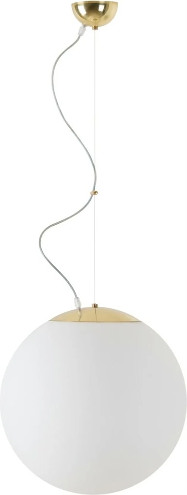 Osmont ADR42472 Adria L3 függesztett üveglámpa polírozott sárgaréz fehér IP4