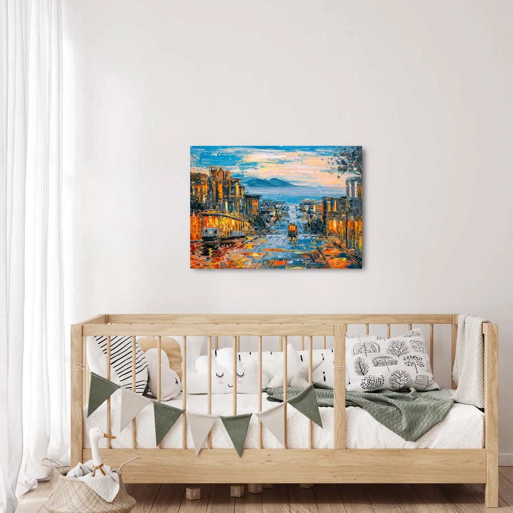 Kép - Cable Car, San Francisco (70x50 cm)