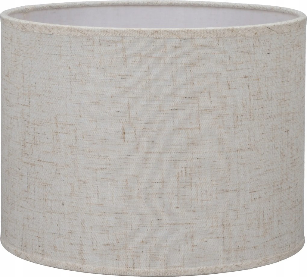 Lámpaernyő klasszikus lenvászon henger Classic menetes E27 20cm bézs