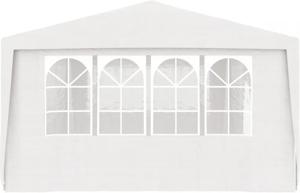 fehér rendezvénysátor oldalfalakkal 4 x 9 m 90 g/m²