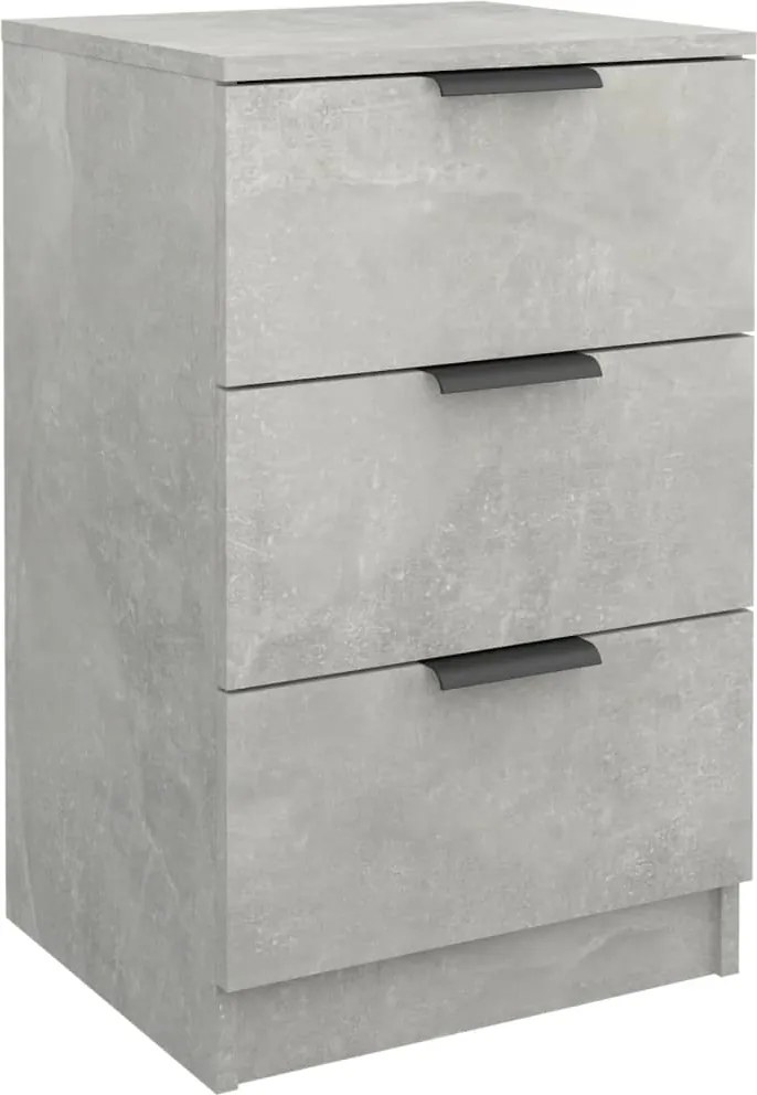 vidaXL betonszürke éjjeliszekrény 40 x 36 x 65 cm