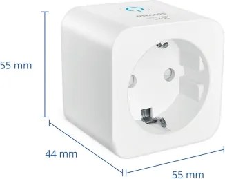 Philips - 3 darabos okos SCHUKO konnektor szett, 2300W, Wi-Fi