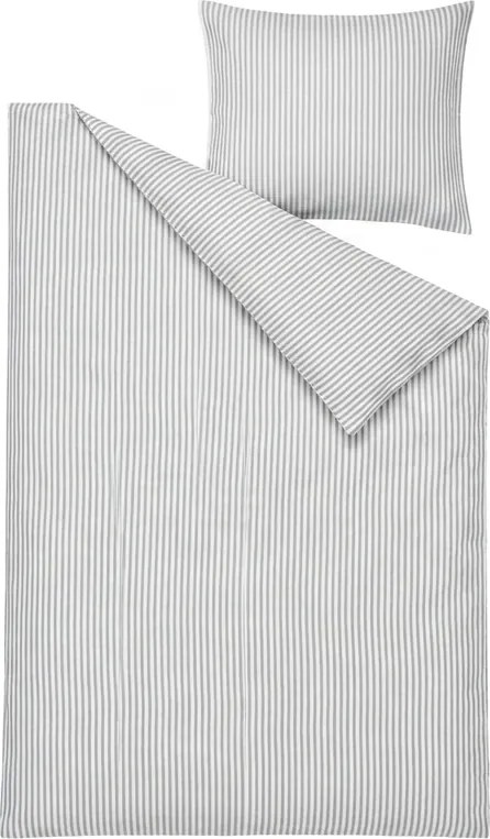 Pamut ágynemű SOFT STRIPES szürke Ágyneműhuzat mérete: 70 x 80 cm | 140 x 200 cm