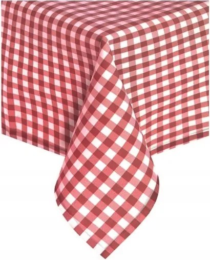 Abrosz Foltálló 130X180 Piros-fehér Kockás Piros