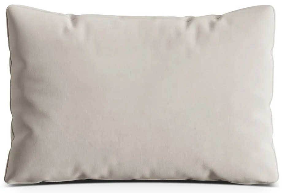 Bézs bársony párna kanapéra Kemi – Cosmopolitan Design