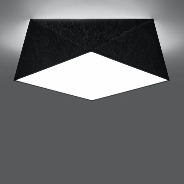 Mennyezeti lámpa HEXA 2xE27/60W/230V fekete