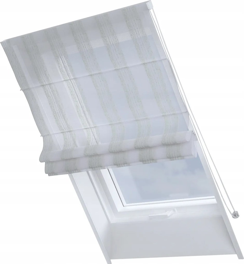 Kész redőny Rimini tetőtéri ablakra 50x60cm fehér