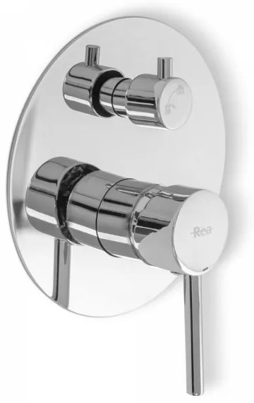 REA-P8007 - LUNGO zuhanyszett falba épített csapteleppel, fényes króm