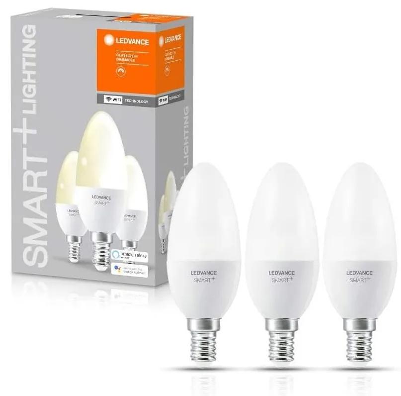 Ledvance SET 3x LED Dimmelhető izzó SMART + E14/5W/230V 2700K - Ledvance P224717