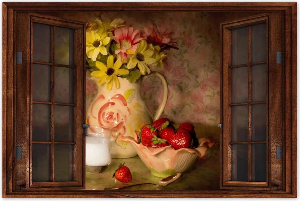 Poszterek 120x80 Eper kompozíció