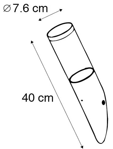 Modern kültéri fali lámpa sötétszürke IP44 szürkületi érzékelővel - Rox