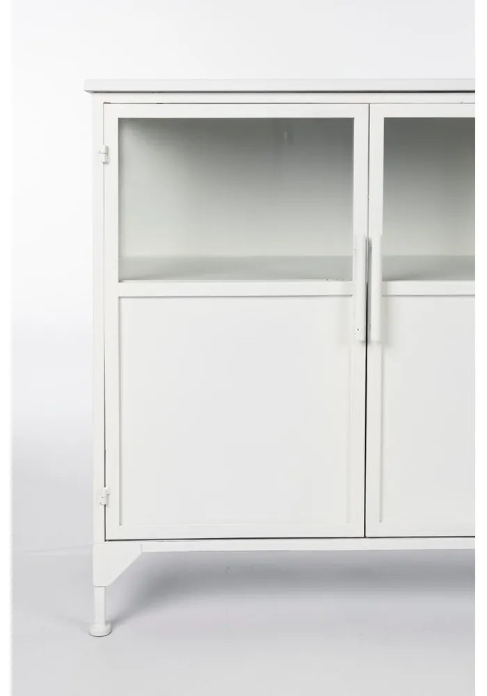 Fehér fém tálalószekrény 35x80 cm Miya – White Label