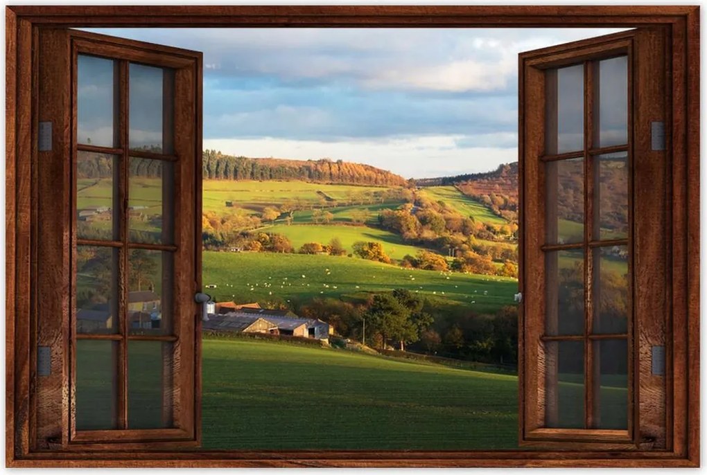 Poszterek 120x80 Hegyi völgy