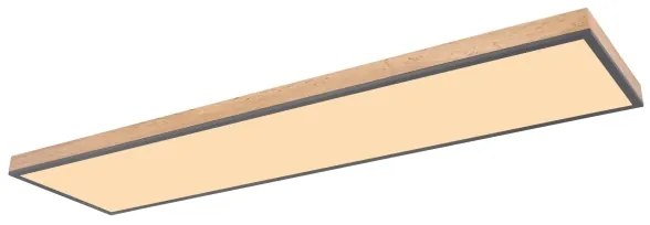 Globo 416080WD5-CCT - LED Dimmelhető mennyezeti lámpa DORO LED/36W/230V 2700-6500K + távirányító barna