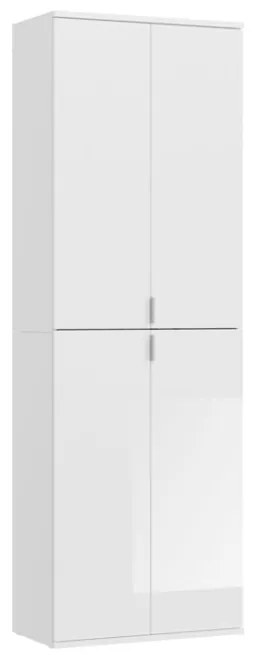 Project X 2 ajtós előszobai gardrób szekrény matt fehér