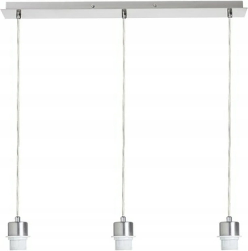 Mennyezeti függeszték talp Rendl More 60, matt nikkel, 3xE27, 60 cm