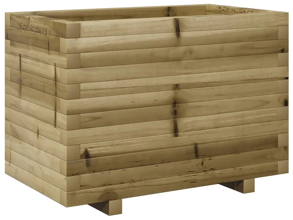 vidaXL impregnált fenyőfa kerti virágtartó 70 x 40 x 49,5 cm