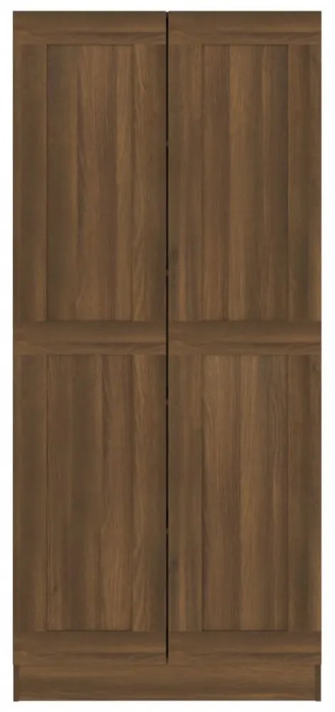 barna tölgyszínű fa fürdőszobaszekrény 82,5 x 30,5 x 185,5 cm