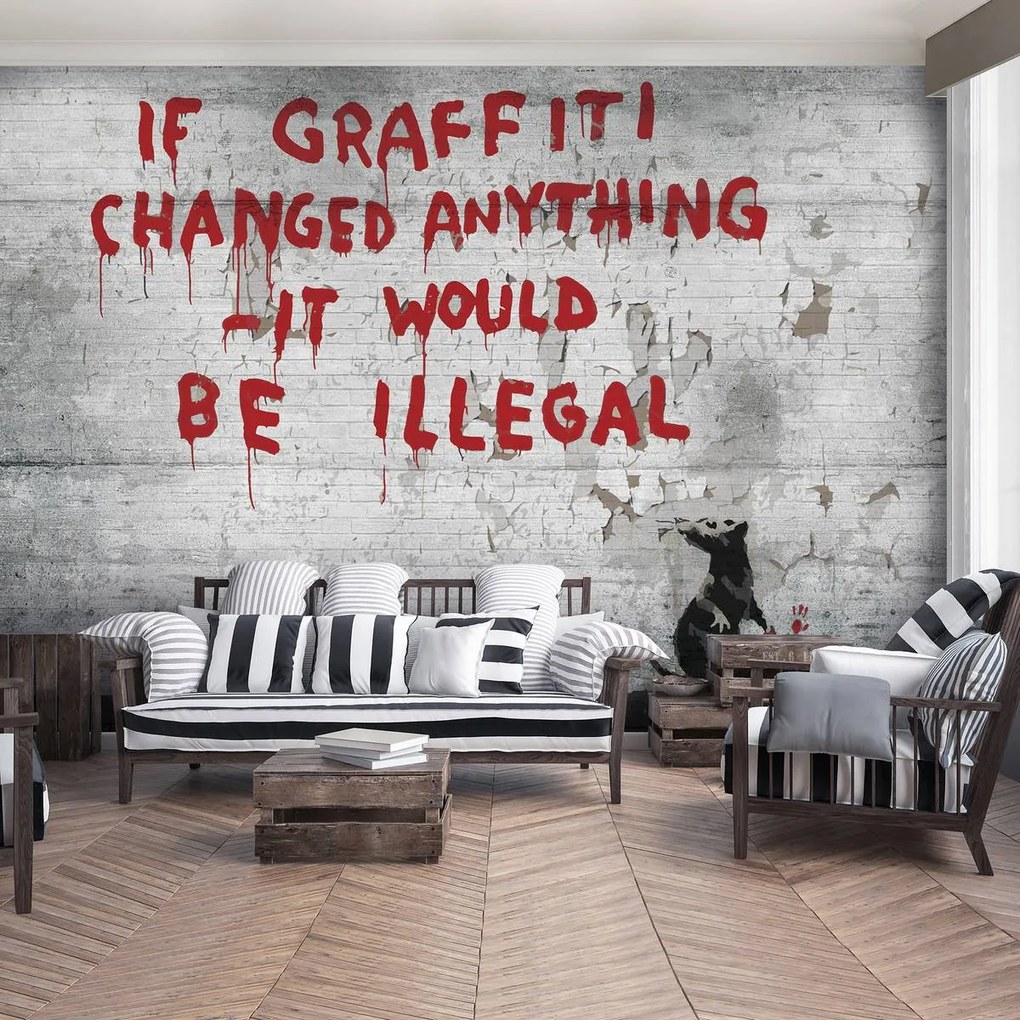 Fotótapéta - Graffiti felirat (152,5x104 cm)