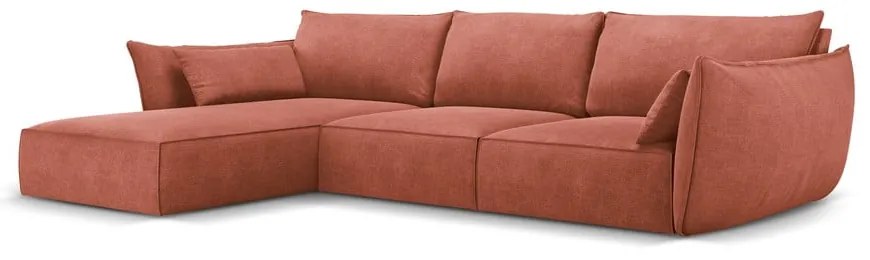 Piros sarokkanapé (bal oldali) Vanda – Mazzini Sofas